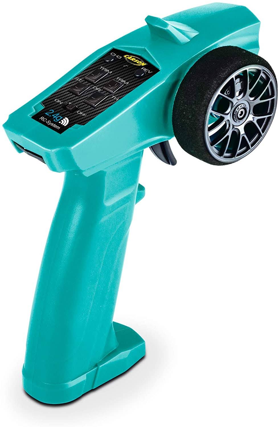 Carson 500500104 Reflex Wheel Start 2.4g Radio, Model Making, Accessories, Remote Control, Receiver, 3 Channels, Tamiya Kit Comp