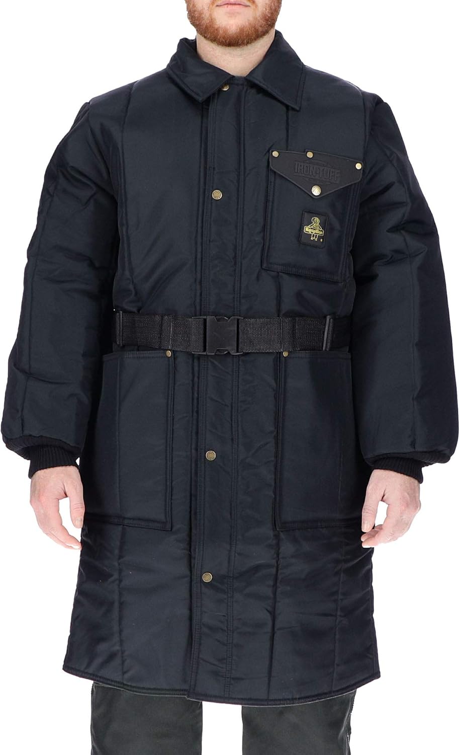 RefrigiWear Insulated Iron-Tuff Inspector Jacket Water-Resistant Knee-Length Workwear Coat