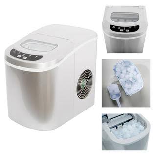 SMAD Tabletop Ice Maker Portable Countertop Ice Machine Home Kitchen 26 lbs/Day HZB-12A