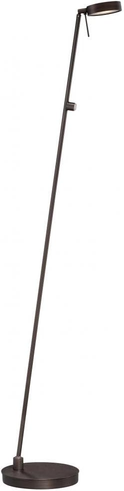 George Kovacs P4304-647, Georges Reading Room, 1 Light LED Pharmacy Floor Lamp, Copper Bronze Patina
