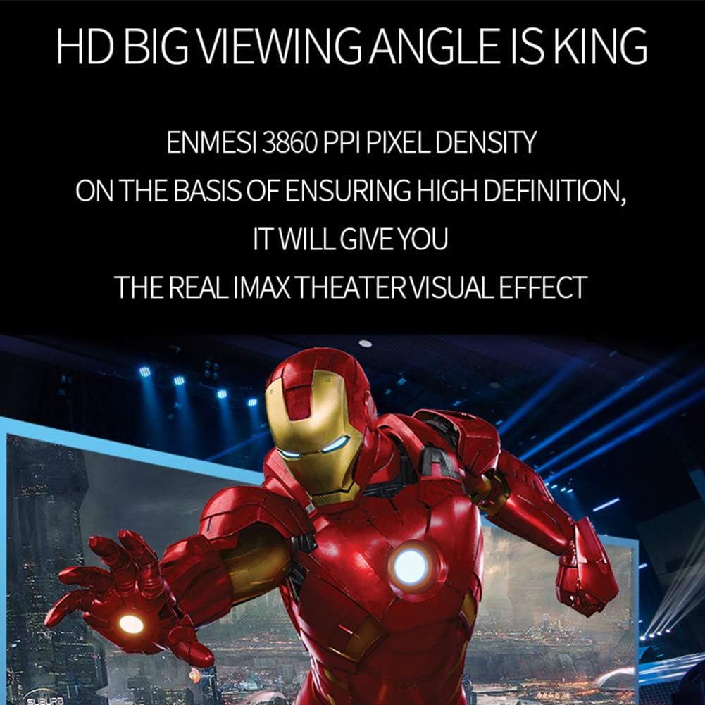 CYCPACK 3D VR Glasses HD Smart Virtual Reality Headset with WiFi, Dual Stereo Speakers Bluetooth 3860PPI Head-Mounted Display for Videos/Movies/Games