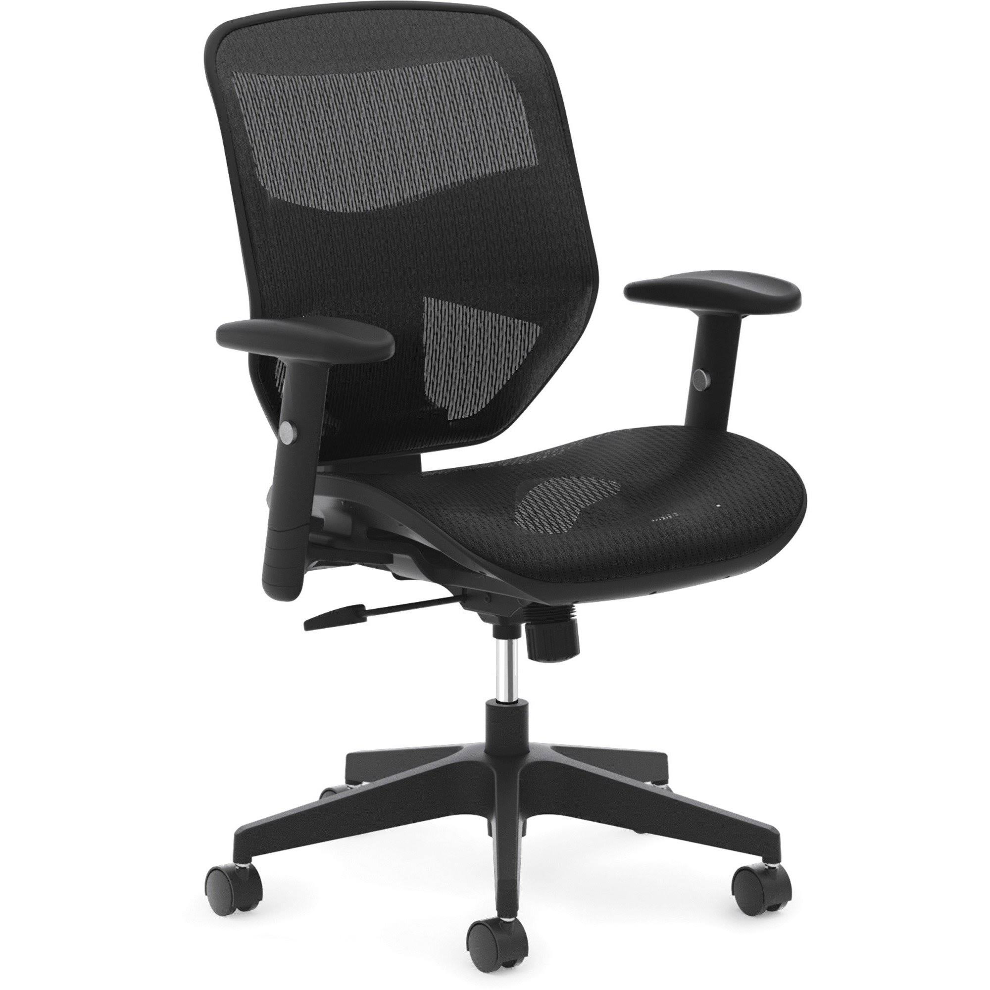 HON High-Back Mesh Desk Chair, Black