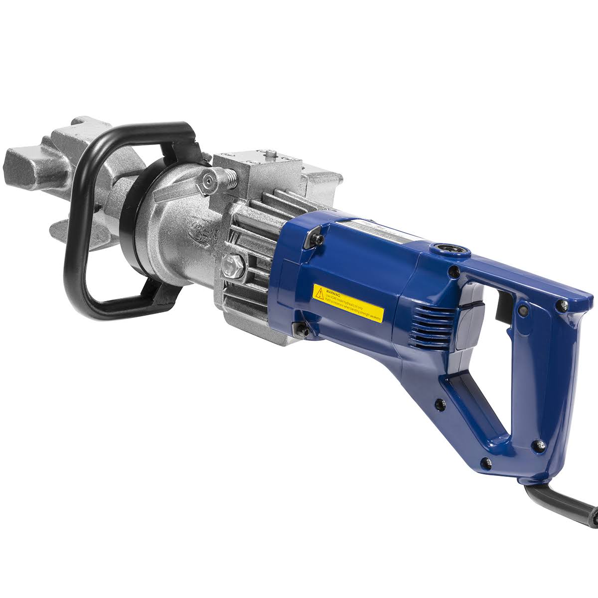 XtremepowerUS 900W Electric Rebar Bender 5/8 inch Hydraulic Electric Hand Held Rebar Bender Machine for Bending Steel Bar, Blue