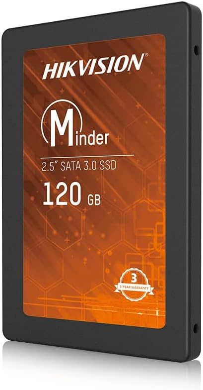 Hikvision Minder(S) Internal 2.5'' SSD Drive, Solid State Disk Storage for Laptop Desktop, Up to 560 MB/s 3D NAND 2.5 inch SATA 3.0, 480GB Pack of 2