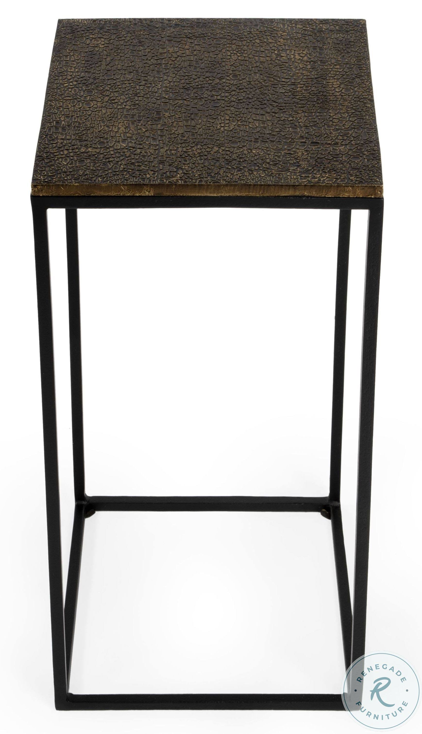 Butler Lacrossa Antique Gold End Table