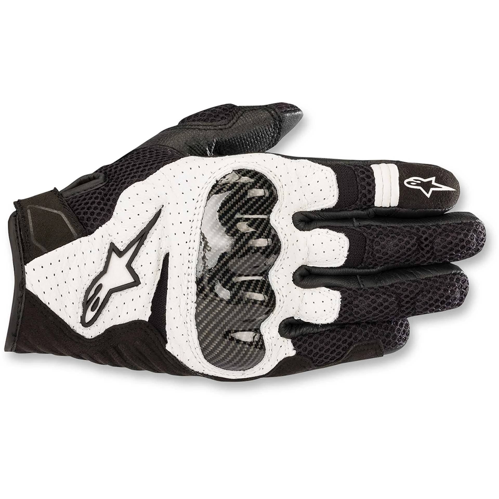 Alpinestars SMX-1 Air V2 Black White Gloves