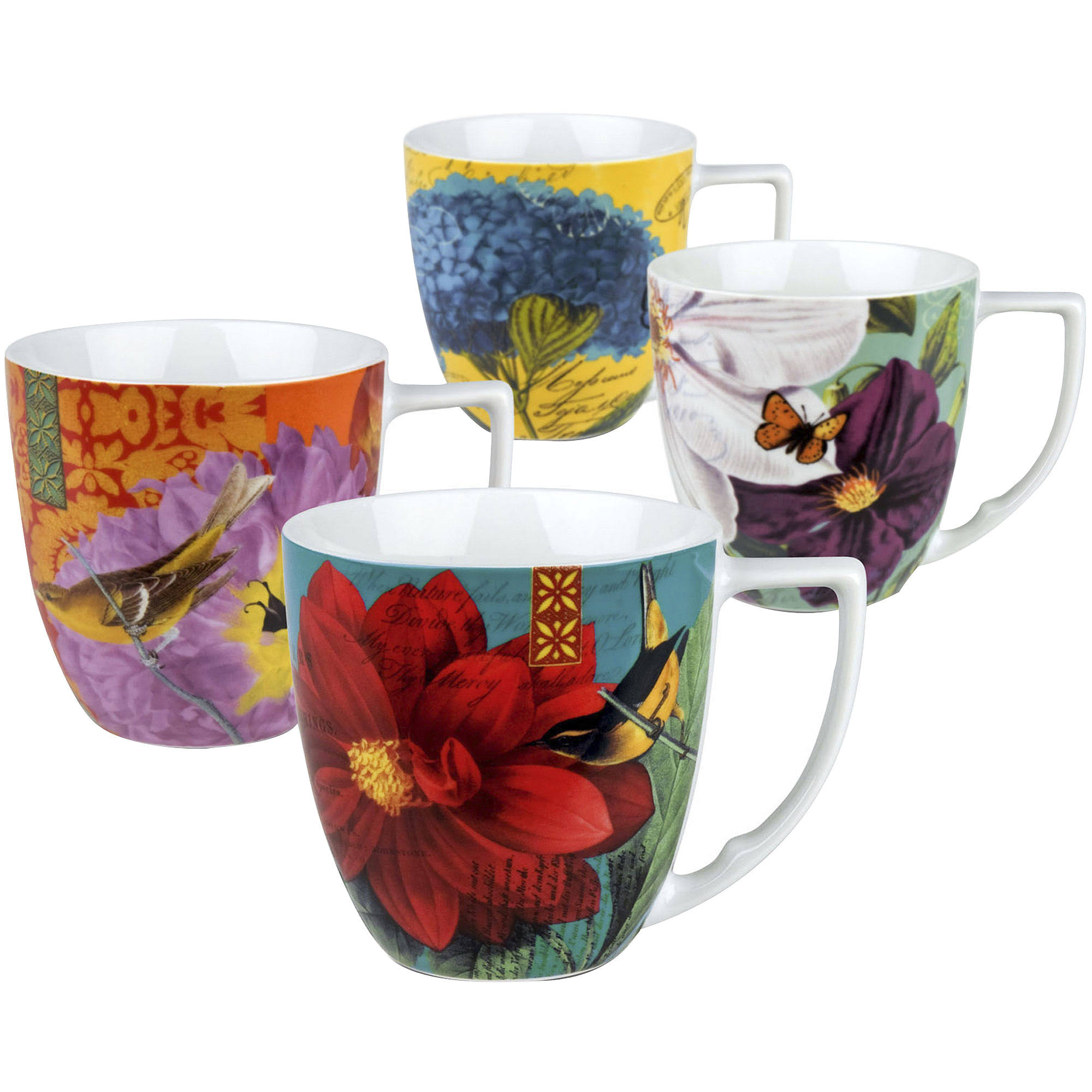 Waechtersbach Accents Impressions Mugs Set of 4