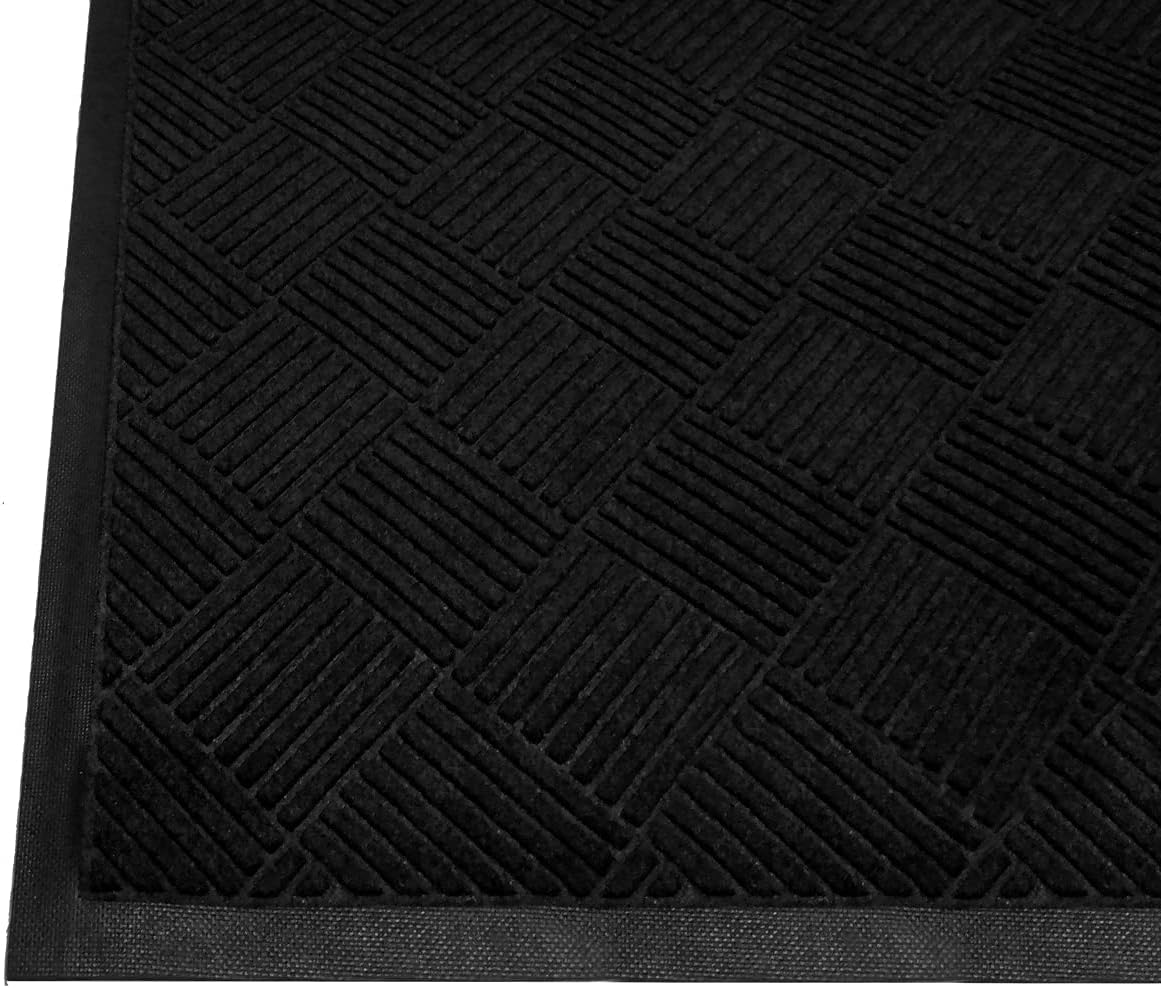 Generic 48 x 72 Indoor Entrance Mat for Home, Kitchen and Office - Premium Construction, Protects Floor Non-Slip Design &ndash; Durable, Flexible Long-Lasting Easy to Clean | Black