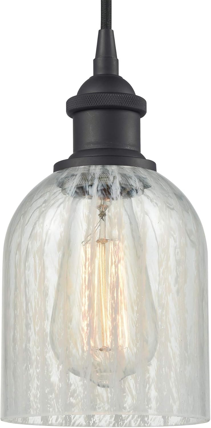 Innovations 516-1P-BK-G2511 1 Light Mini Pendant, Matte Black