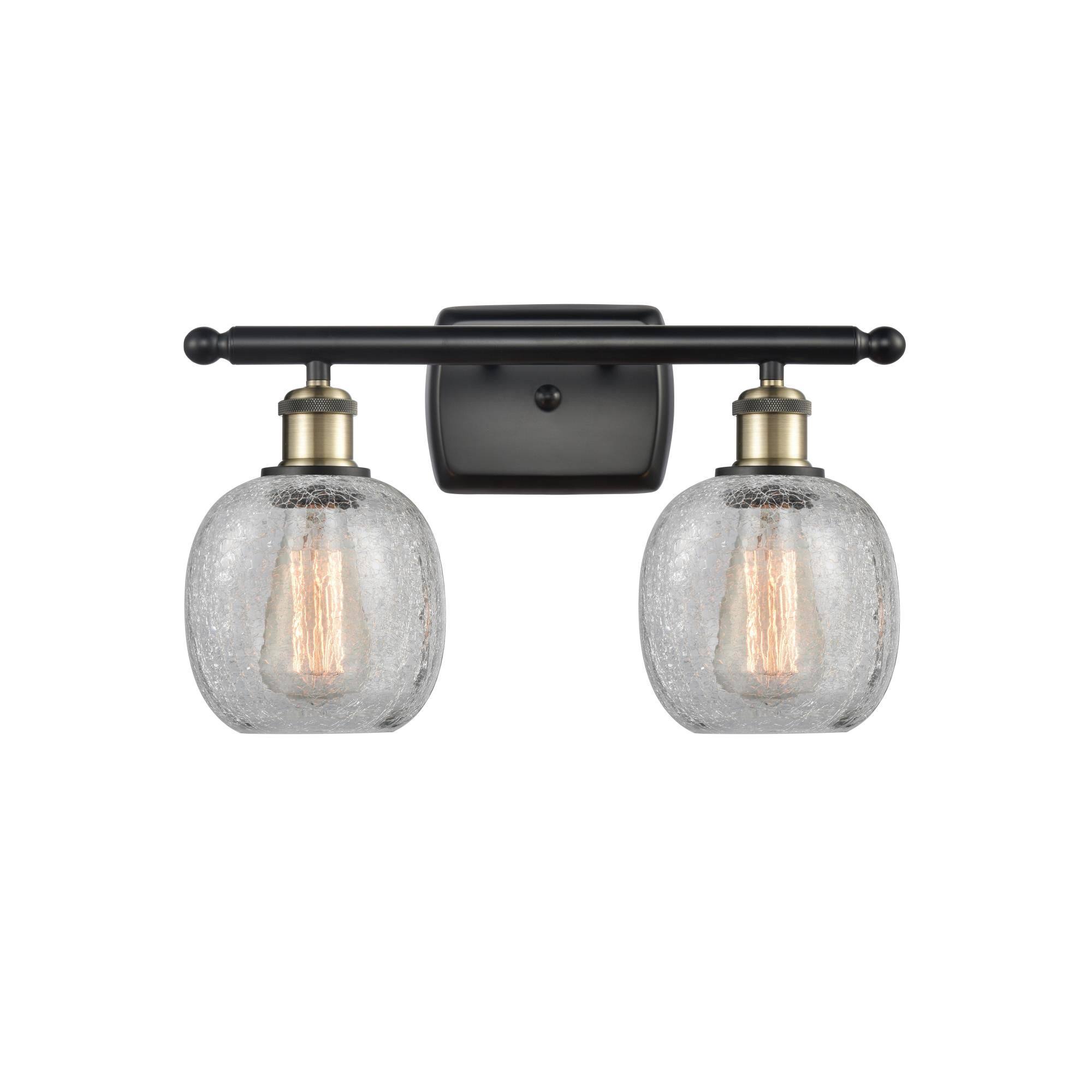 Innovations 516-2W-BAB-G105 Black Antique Brass Belfast 2 Light Bath Vanity Light
