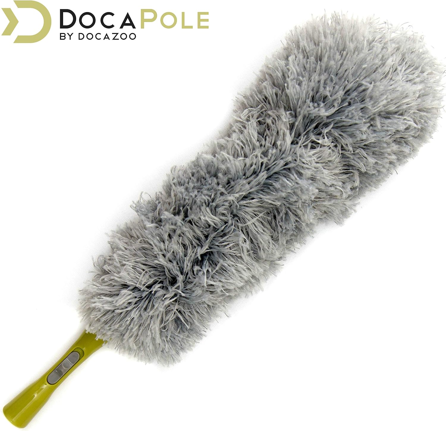 DocaPole Dusting Kit with 6 to 24 ft Telescopic Pole and Microfiber Feather Duster Pack of 2