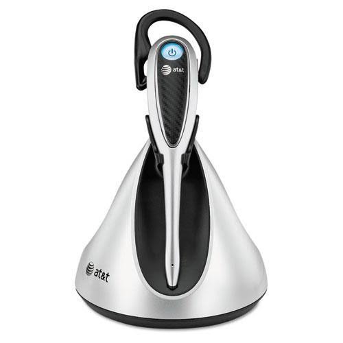 Atu0026t - Dect 6.0 Accessory Cordless Headset - Black, Silver - Black, Silver