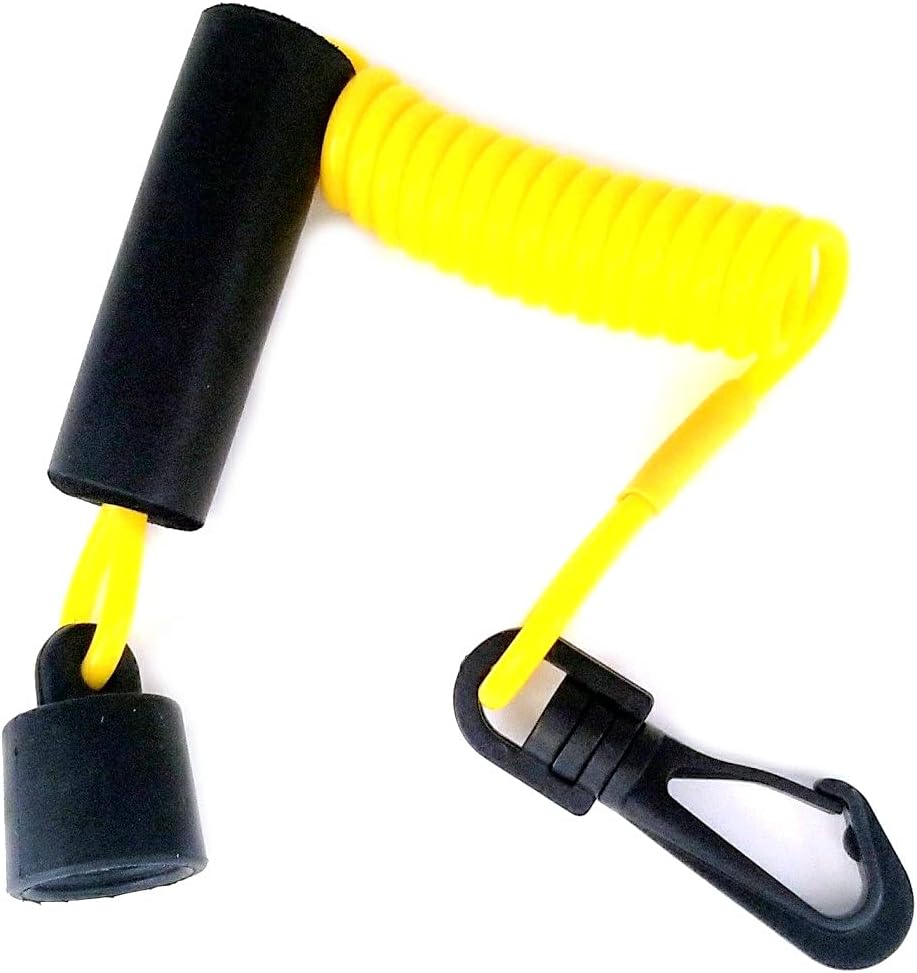 New JSP Aftermarket DESS Ignition Key Cap and Floating Lanyard Replaces SeaDoo 278002199 RXT GTX RXT-X RXP-X GTI