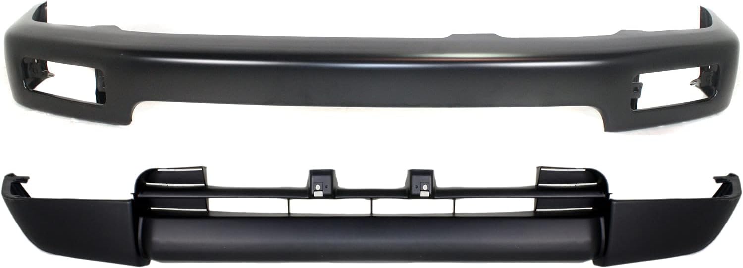 Garage-Pro Aftermarket Front Bumper Compatible with 1996-1998 Toyota 4Runner Set of 2 with Valance Limited Model, Painted Black