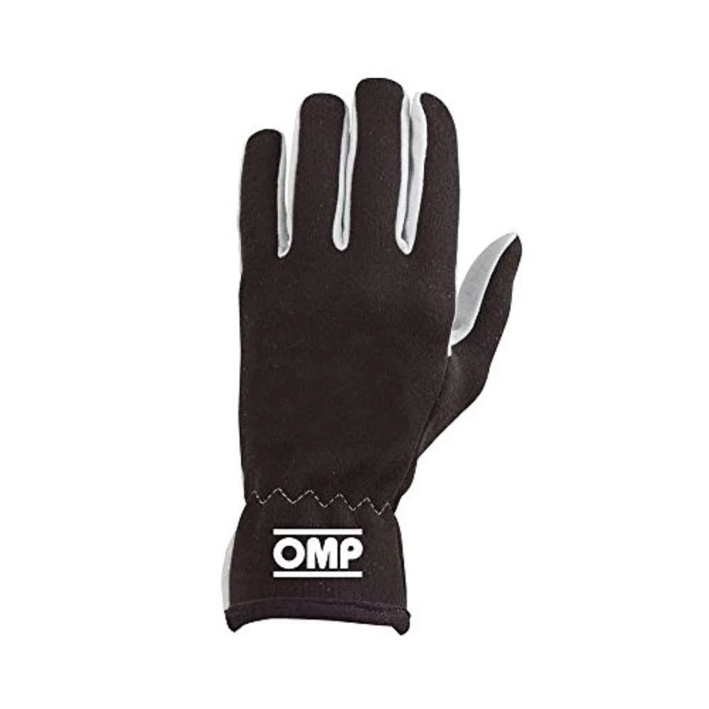 OMP (IB/702/N/L) Rally Gloves, Black, Large