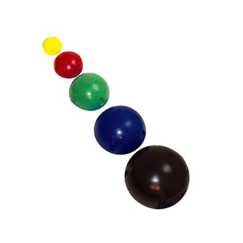 Cando 10-1743 MVP Balance System, 10-Ball Set with Wall Rack, 2 Each Yellow Through Black