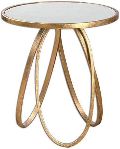 Uttermost Montrez Accent Table, Gold