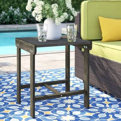 Amabel Wooden Side Table Beachcrest Home