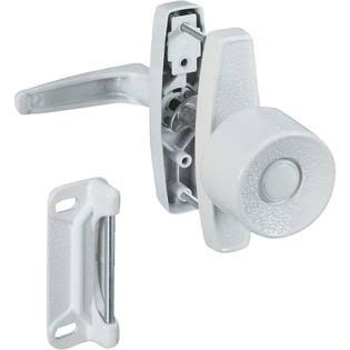 National White Knob Latch N212993 - 1 Each