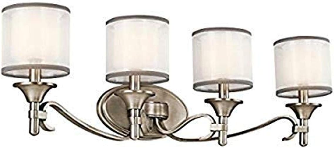 Kichler 45284AP Lacey Bath 4-Light, Antique Pewter