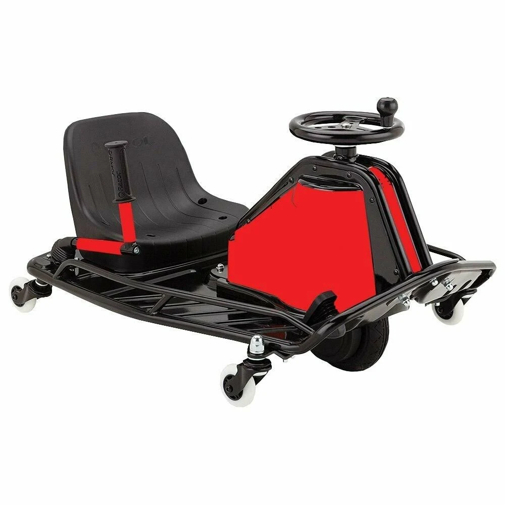 MightySkins RACCD-Solid Red Skin for Razor Crazy Cart DLX Solid Red