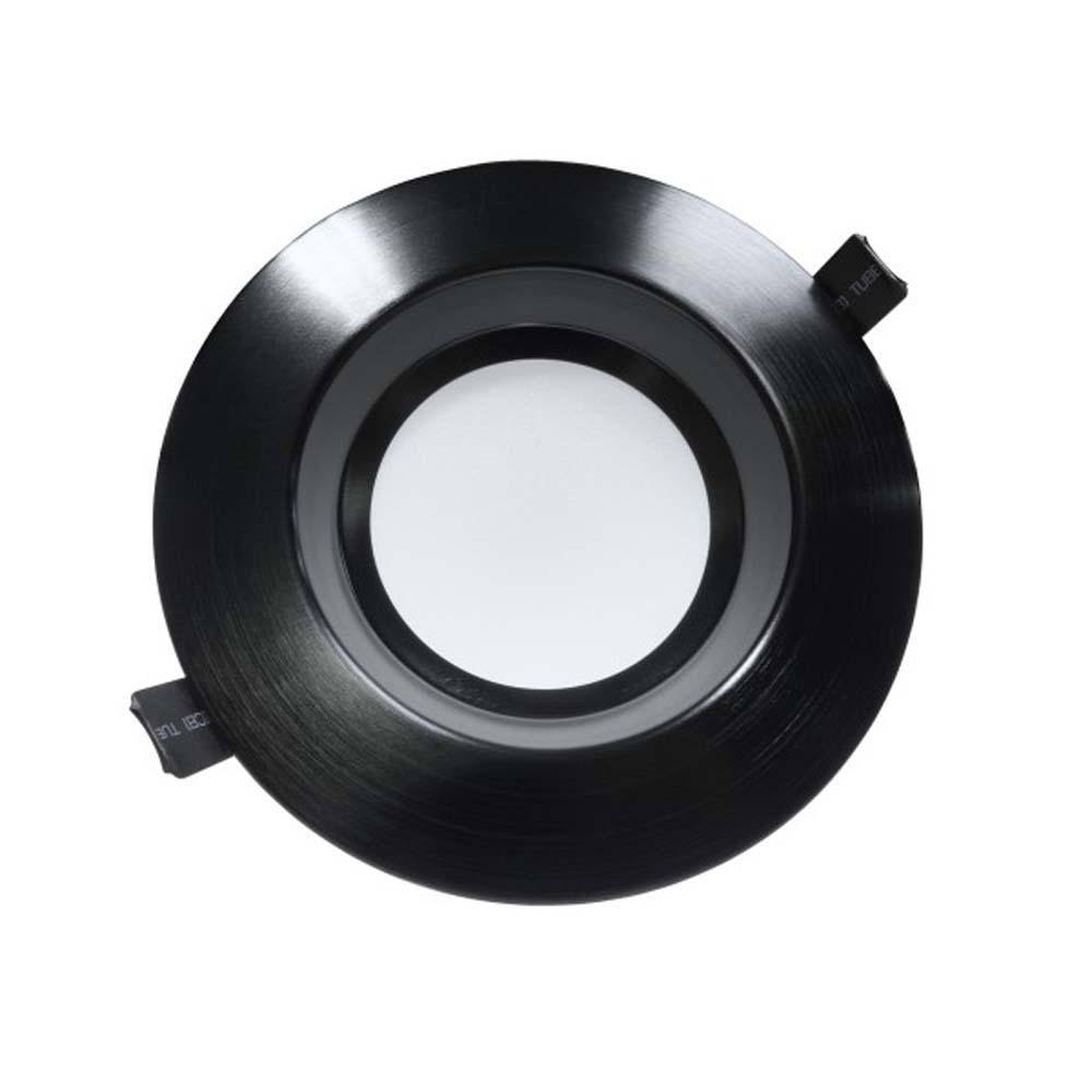Nicor 6 inch Recessed High-Output LED Downlight, Black, 2700K