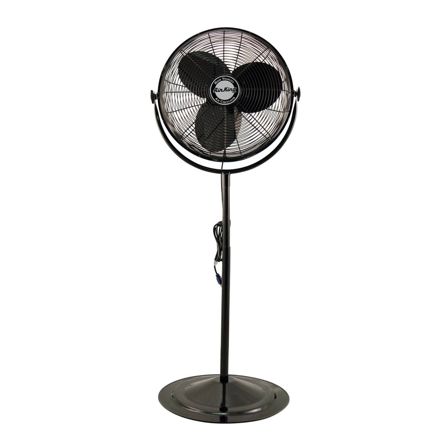 Air King 20x22 3 Speed 1/6 HP Adjustable Height Industrial Pedestal Fan (3 Pack)
