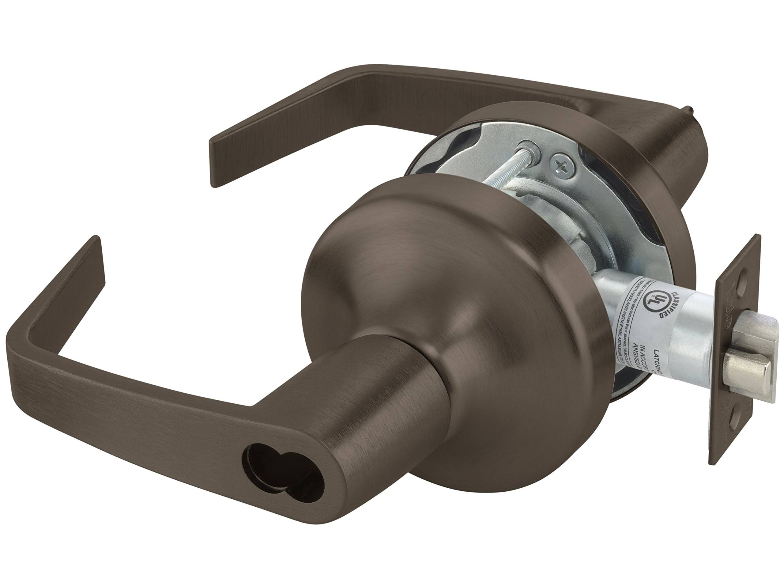 Yale BAU4707LN-613E Entrance Lever Lock Accepts Best Sfic Core Dark Bronze