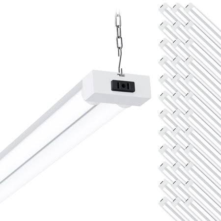 Sunco Lighting Sunco 36 Pack Frosted LED Utility Shop Light 40W (260W) 6000K Daylight Deluxe