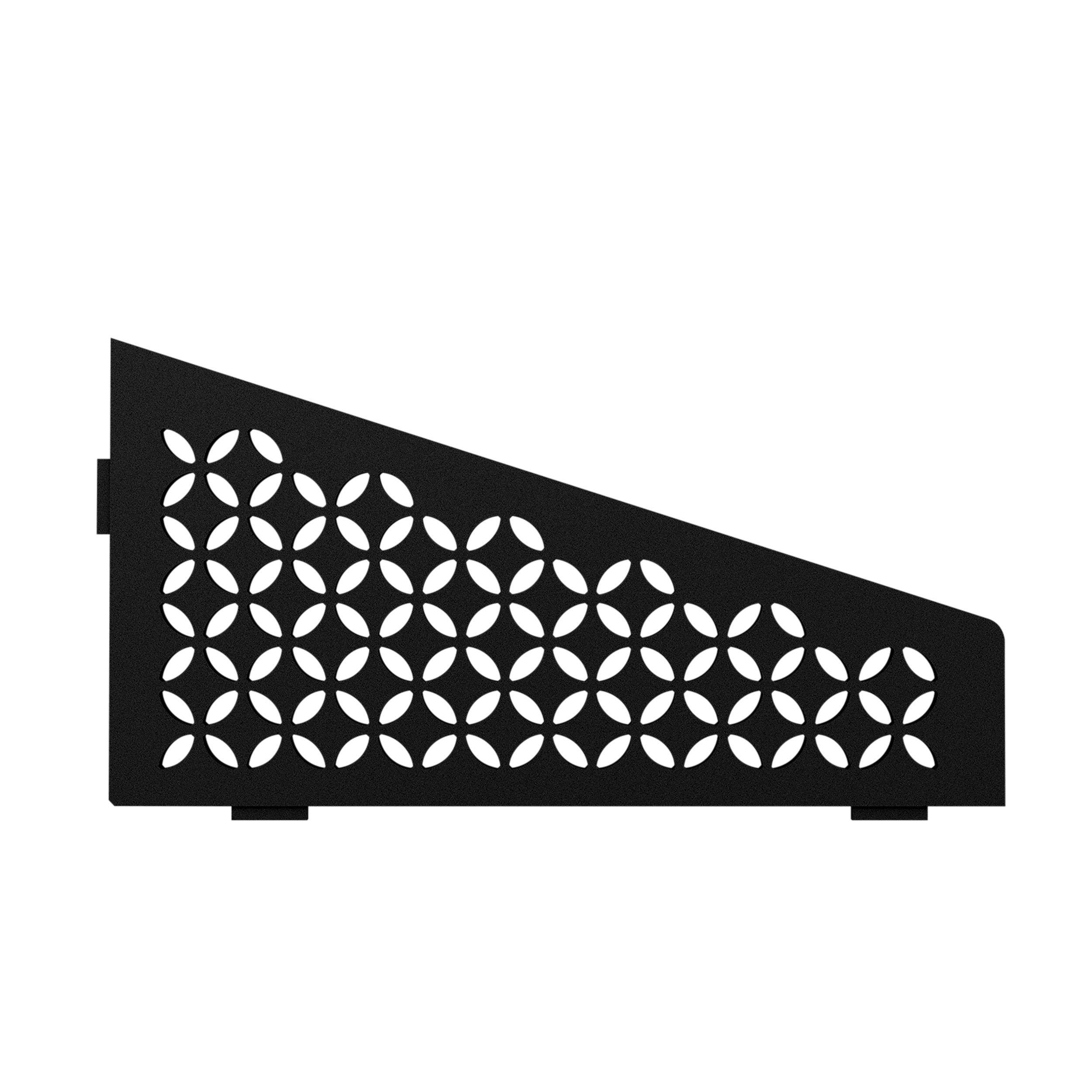 Schluter Systems Shelf Quadrilateral Corner Floral Matte Black | SES3D5MGS