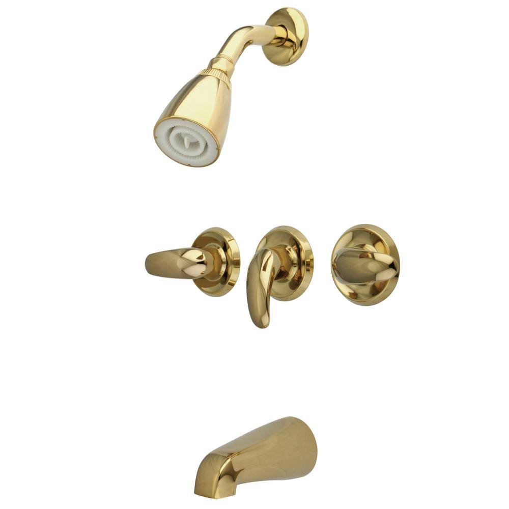Kingston Brass KB6231LL Legacy Tub u0026 Shower Faucet, Polished Chrome