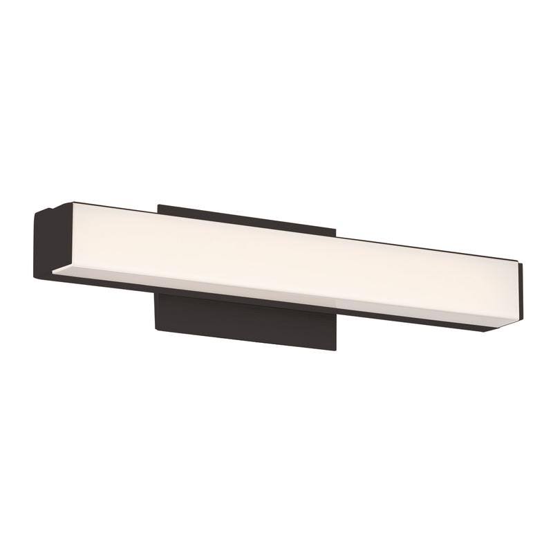 WAC Brink LED Bathroom Vanity u0026 Wall Light - WS-77612-27-BR