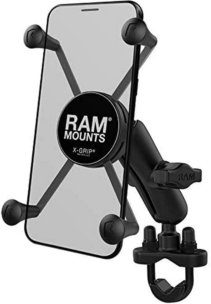RAM MOUNTS X-Grip Phone Mount with Handlebar U-Bolt Base Pack of 2