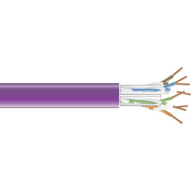 Black Box EYN864A-PB-1000 GigaTrue 550 Cat6 Bulk 1000 ft, PVC Violet