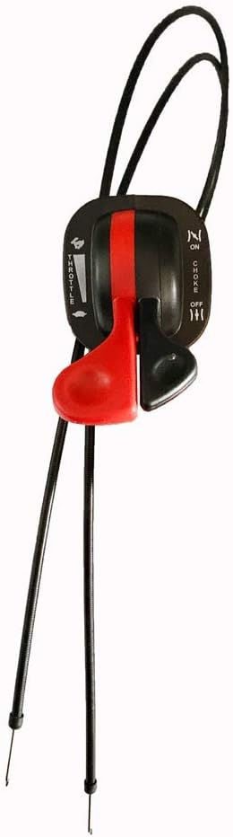 JDLLONG Throttle Choke Cables Dual Control Assembly Fits 1734506SM 1734506 Pack of 2