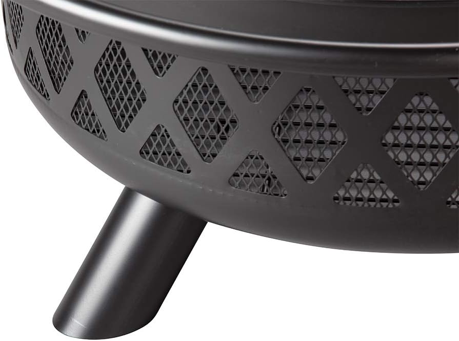 Mr. Bar-B-Q Endless Summer Black Finish Wood Burning Outdoor Fire Pit, Bronze (WAD1010SP)