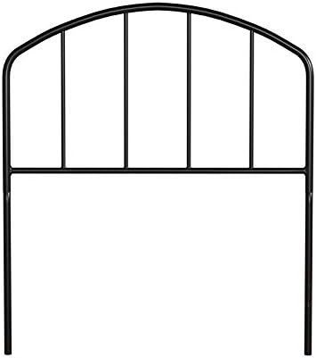 Hillsdale Furniture Tolland Twin Metal Headboard with Arched Spindle Black