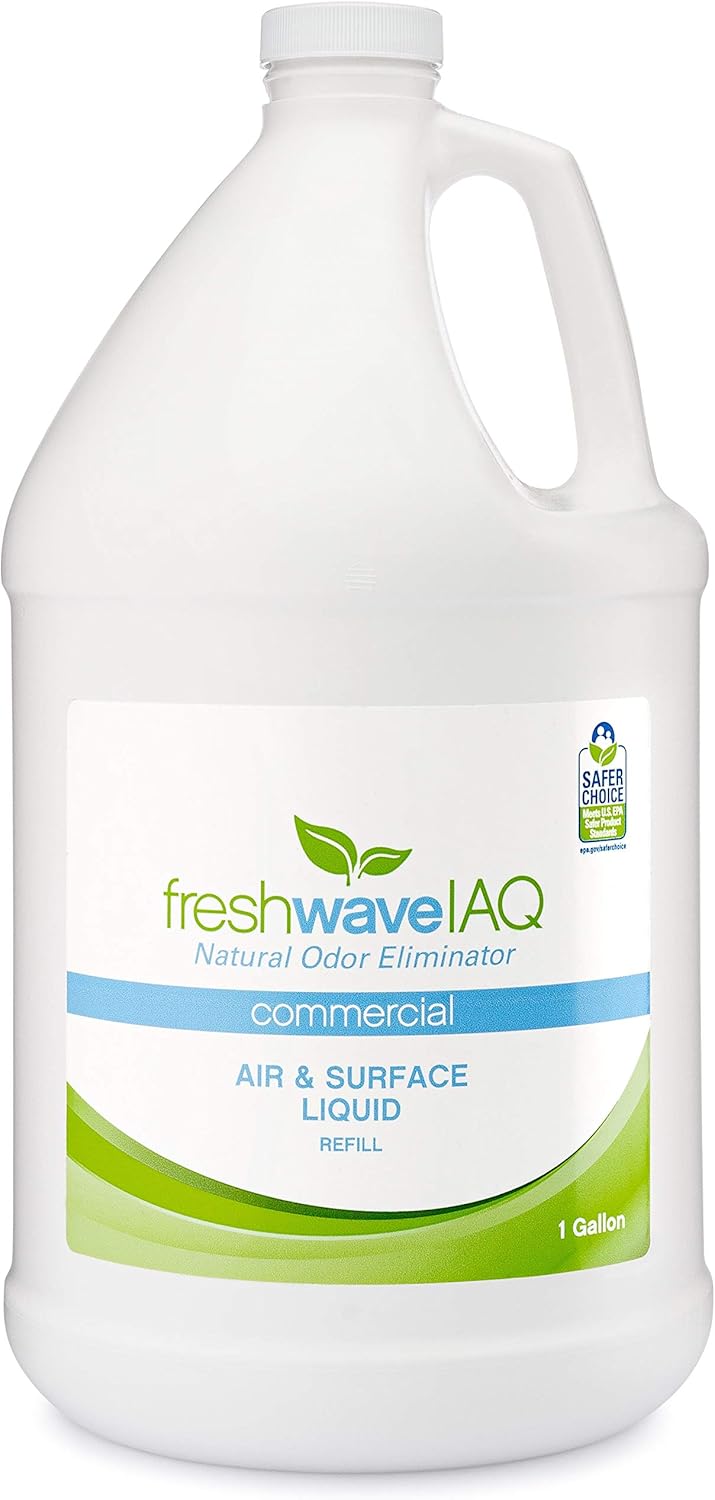 Fresh Wave IAQ Commercial Odor Eliminating Air & Surface Liquid, 1 Gallon Pack of 2