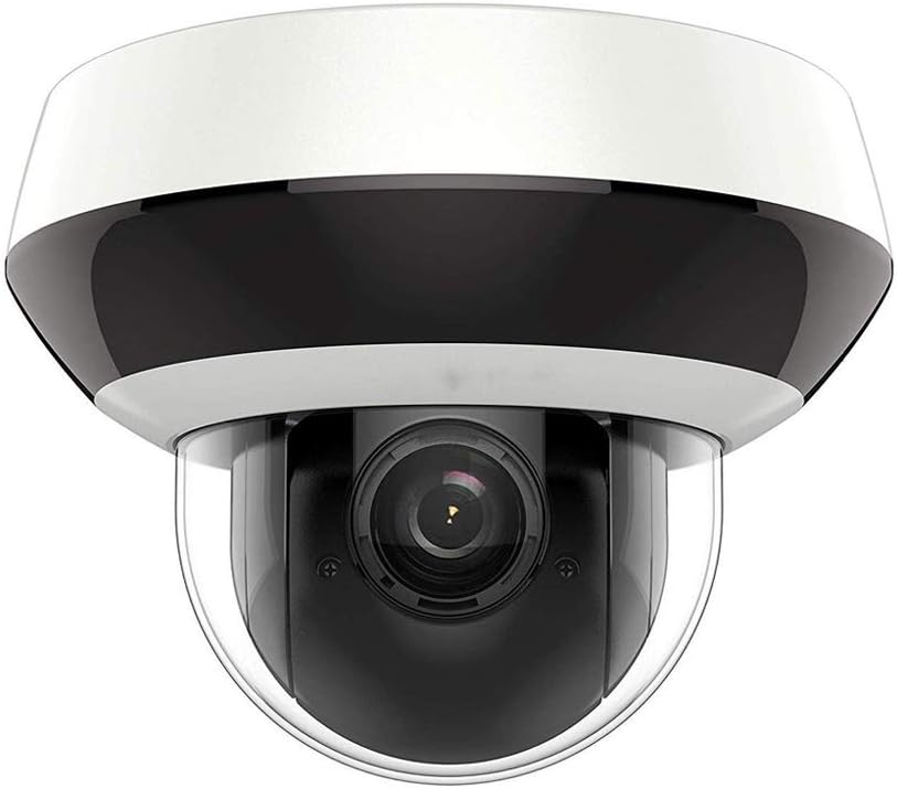 LINOVISION 4MP PoE PTZ Camera, 2.8-12mm Motorized 4X Optical Zoom Camera with Audio Interface, DarkFighter IR Network Speed Dome, 120db True WDR, US OEM Version with Upgradable Firmware