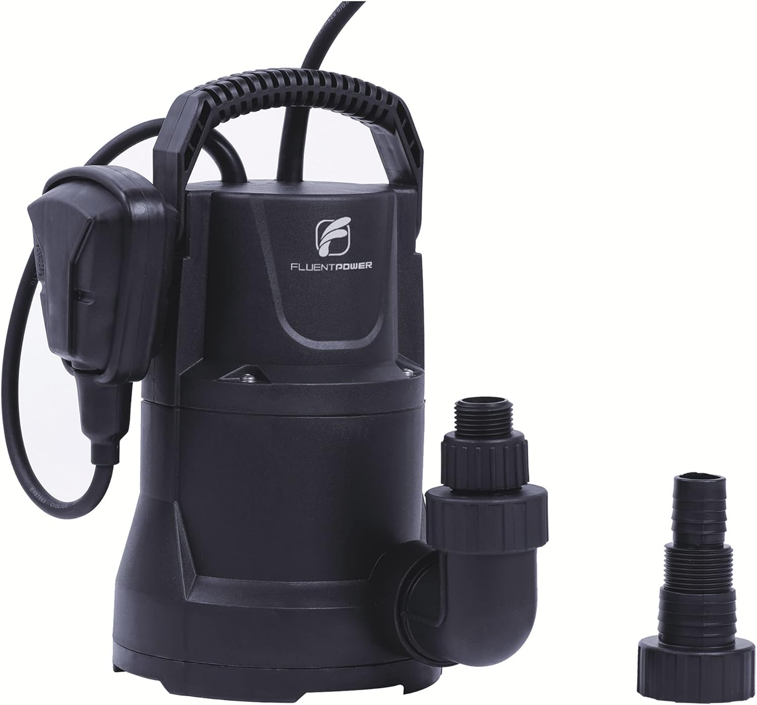 FLUENTPOWER 1/4HP Utility Pump 1500GPH Submersible Sump Pump, Drain Clean Water for Basement Flood Cellar Pool Garden Pond and Hot Tub Pack of 2
