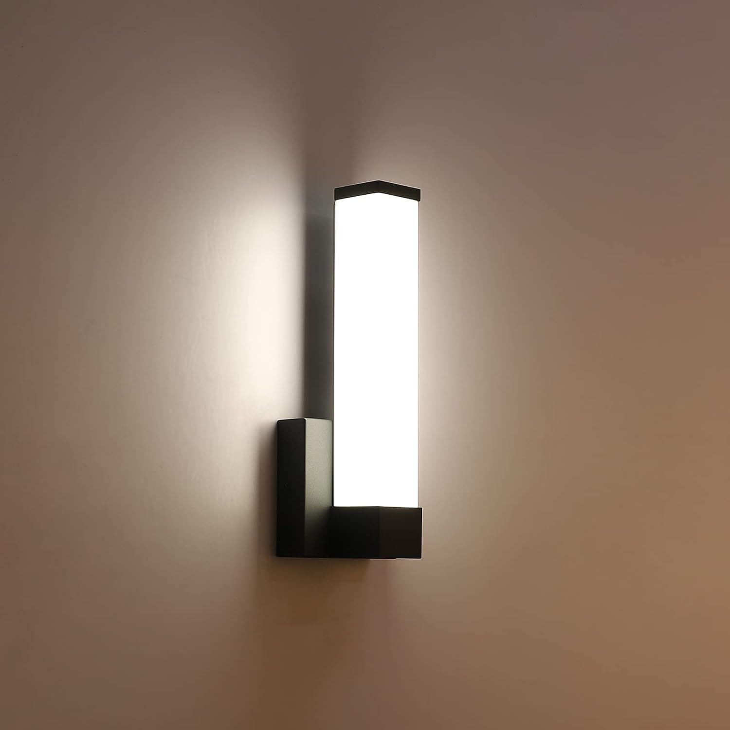 Black Wall Sconce for House Decor LED Wall Lights for Bedroom Bedside Wall Lamp Modern Indoor LED Hallway Sconces Wall Lighting 12