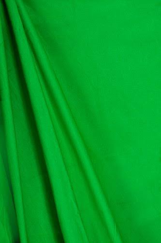 Backdrop Alley Video Chroma Green Solid Muslin Photo Background 10 x 24