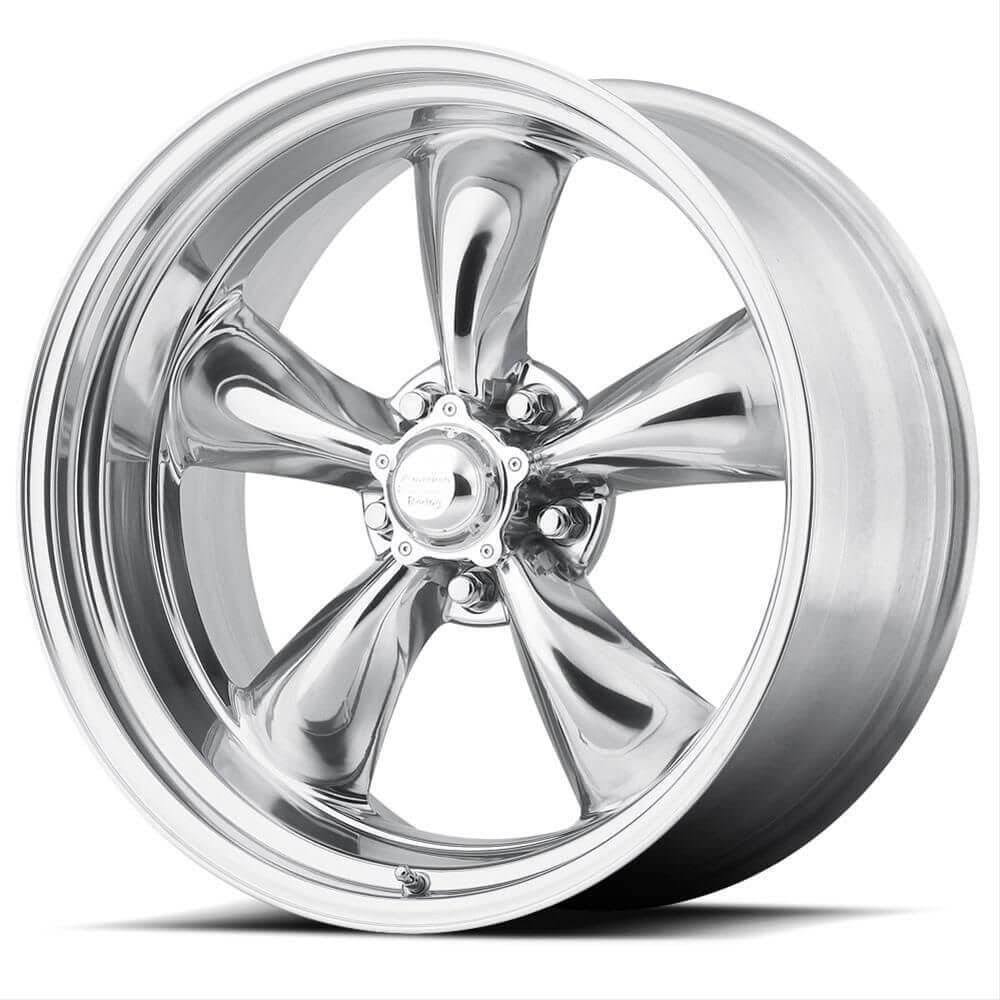 American Racing Torq THRUST II 16x8 5x120.65 Polished (8 mm)