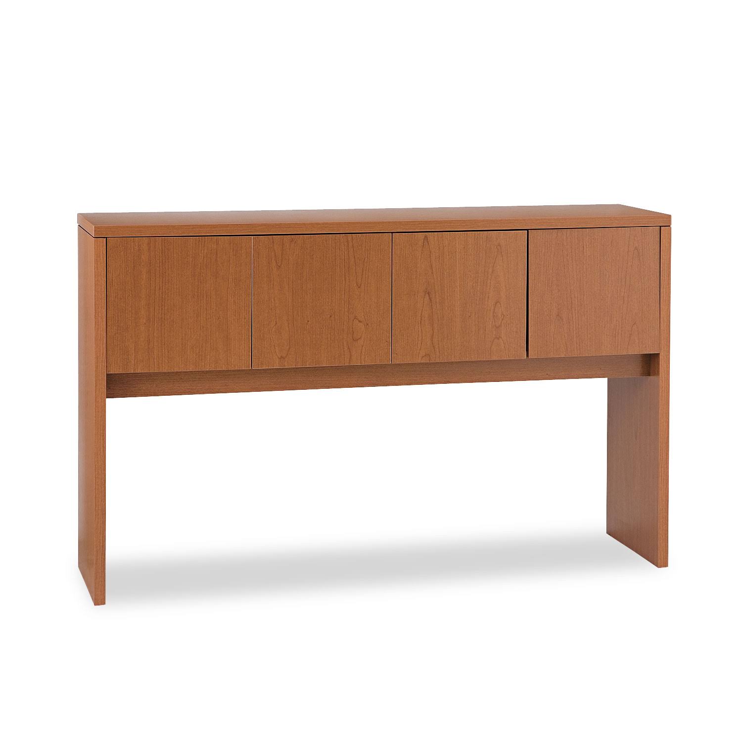 HON 10500 Series Stack-On Storage Unit, 60W x 14-5/8d x 37-1/8h, Bourbon Cherry