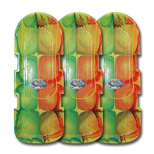 Emsco Group 48in Tye Dye Sno Twin Toboggan 1144 Pack of 12