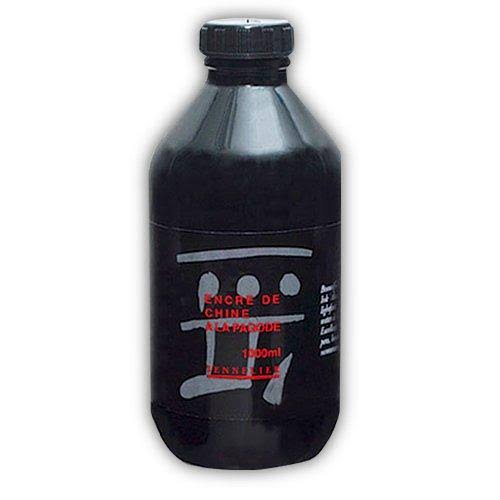 Sennelier Black China Ink 1 Liter Bottle