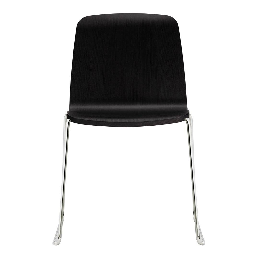 Normann Copenhagen Just Chair Black Oak / Chrome