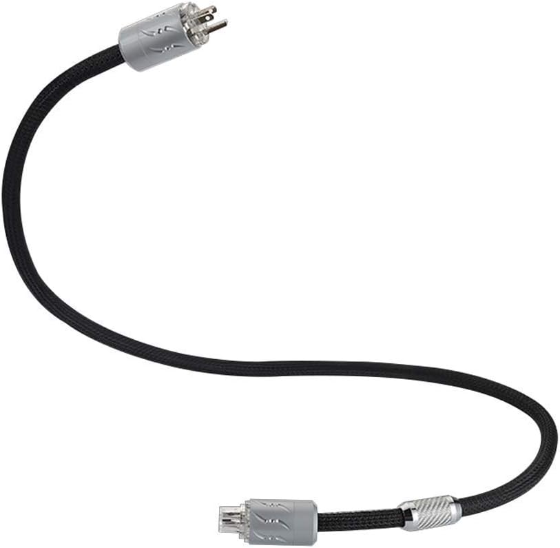 Viborg MTR1501 Audiophile Power Cable High End 16pcs Multiplex Copper AC HiFi Audio Mains Cord with Rhodium Plated US Power Connector VM512R+VF512R (1M/3.3FT)