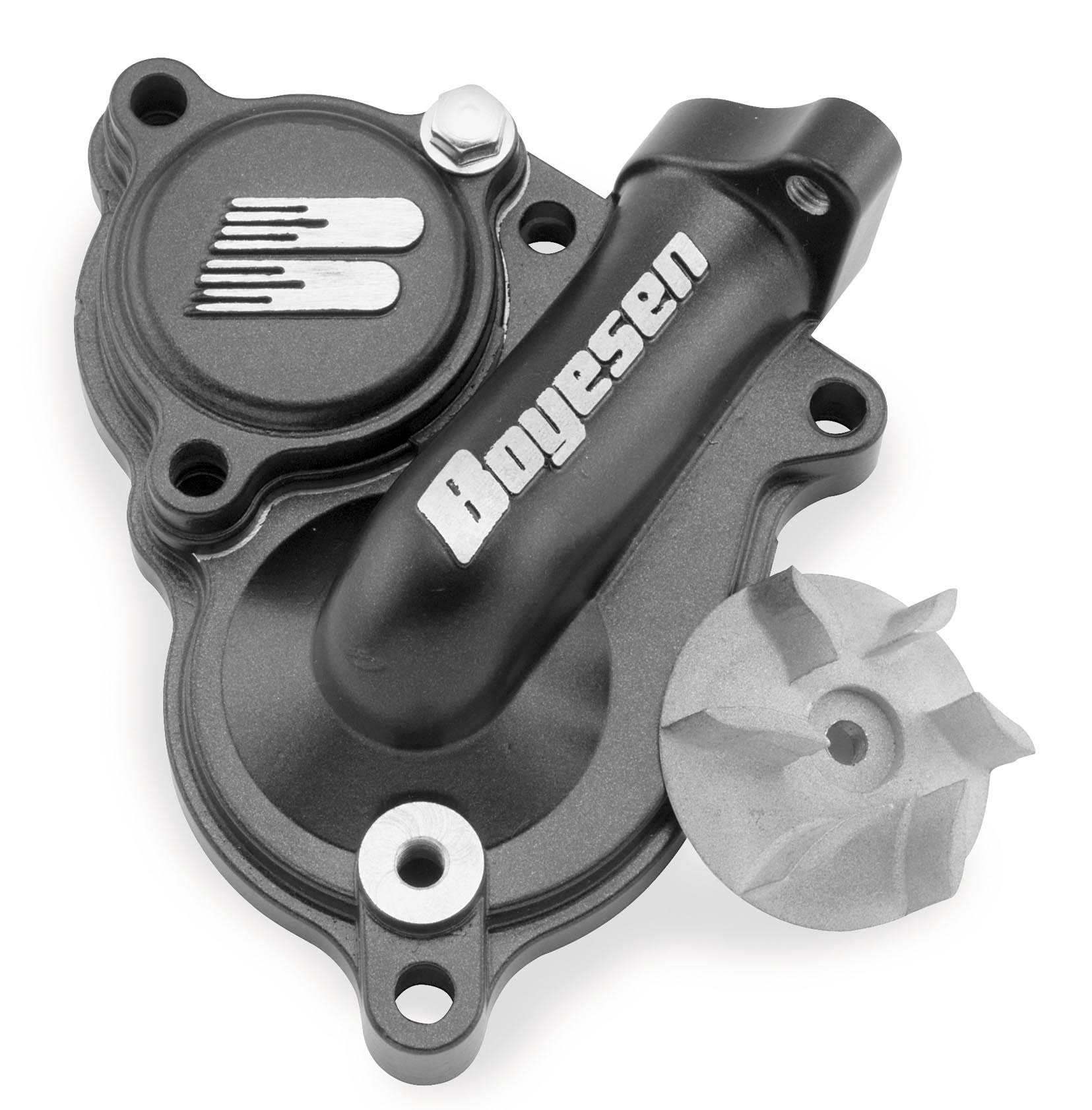 Boyesen WPK-17B Waterpump Cover u0026 Impeller Kit Black