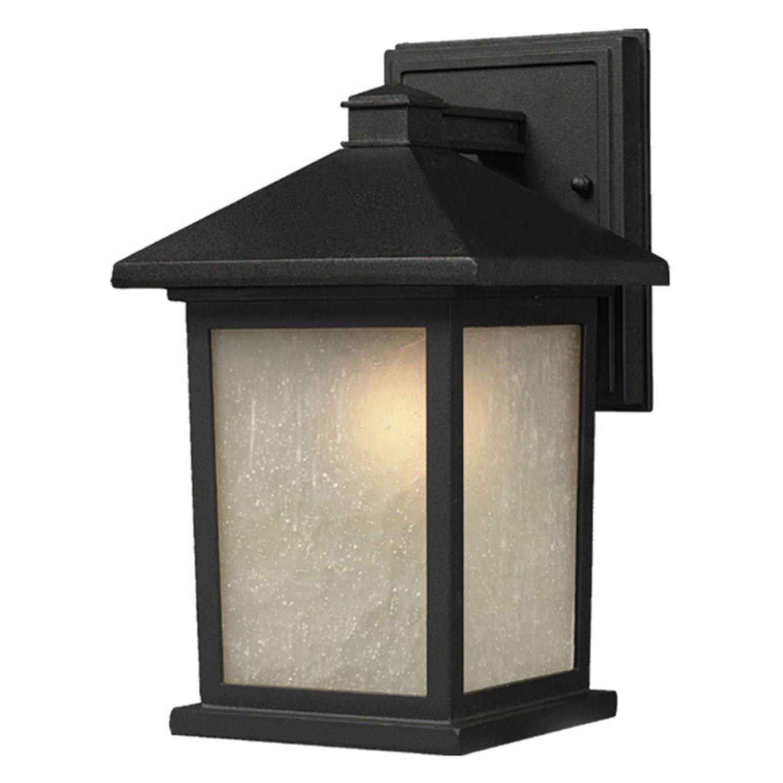 Z-Lite 507S-BK Holbrook Outdoor Wall Light, Black